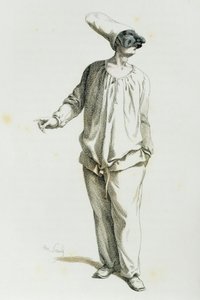 Pulcinella i 1800 af Maurice Sand (1823-1889) af Maurice Sand