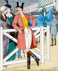 "Gazette du Bon Ton": N. 4, Les Propos Obligantes, afholdt for Concours Hippique