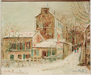 Cabaret Lapin Agile II af Maurice Utrillo