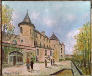 Chastellux Slot af Maurice Utrillo