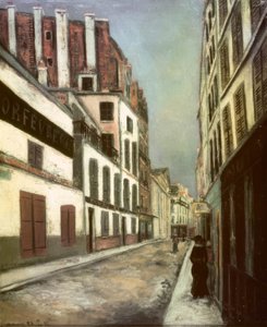 Gaden i Saint-Ouen af Maurice Utrillo