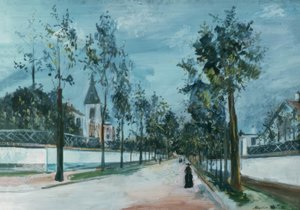 Forstadsgaden af Maurice Utrillo