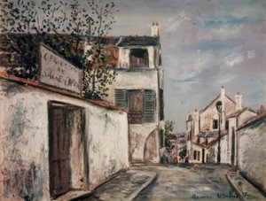 Rue du Mont-Cenis af Maurice Utrillo