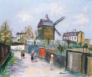 Le Moulin de la Galette, ca. 1930 (olie på lærred)