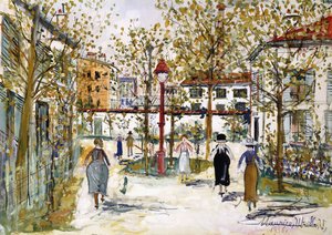 Montmartre af Maurice Utrillo