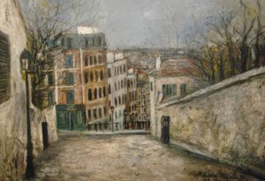 Rue du Mont-Cenis (Calle del Mont-Cenis) af Maurice Utrillo
