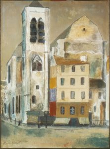 Saint-Nicolas-du-Chardonnet af Maurice Utrillo