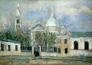 Saint-Pierre-de-Montmartre af Maurice Utrillo