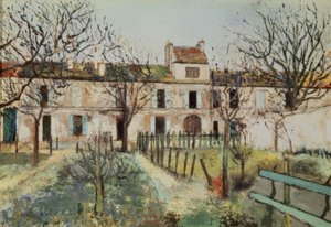 Haven i Montmagny  af Maurice Utrillo