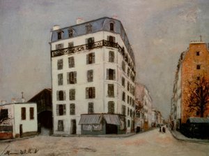 forstæderhuse af Maurice Utrillo