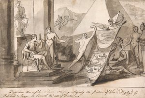 En allegori om kunstnerens kår af Mauritius Lowe