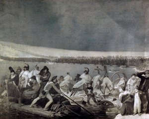 Tilbagetog fra Rusland (1812): "" den franske hærs passage af Beresina (Berezina) den 28. november af Mauro Conconi