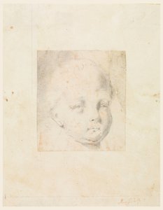 Tegning, studie: Hoved af en dreng, 1810-34