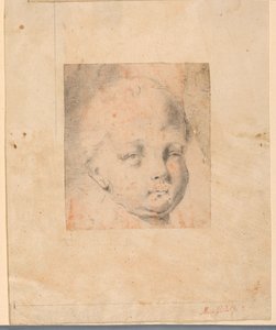 Tegning, studie: Hoved af en dreng, 1810-34