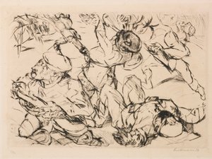 Angreb af Max Beckmann