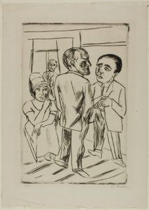 På hotellet (The Dollar) af Max Beckmann