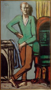 Portræt af Walter Barker af Max Beckmann