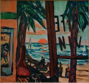 Cafe Bandol af Max Beckmann