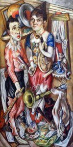 Karneval af Max Beckmann