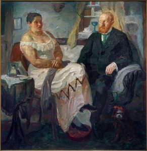 De elskende af Max Beckmann