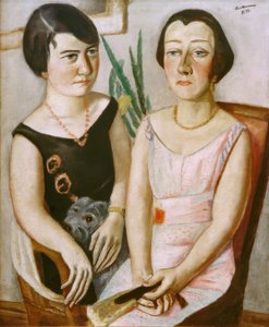 Dobbelt portræt af Max Beckmann