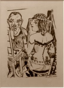 Gaderobe af Max Beckmann