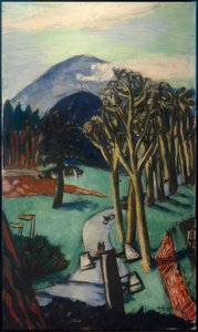 Baden-Baden golfbane af Max Beckmann