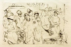 Stor operation af Max Beckmann