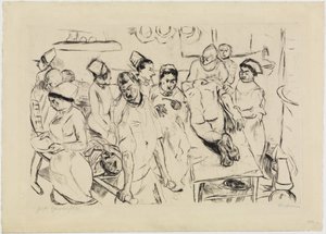 Stor operation af Max Beckmann