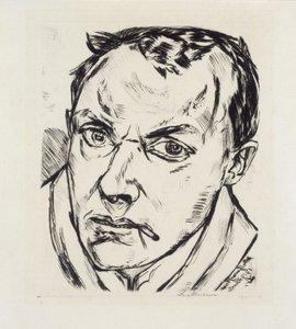 Stort selvportræt af Max Beckmann
