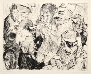 Godt nytår 1917 af Max Beckmann