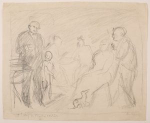 II [Anden] Skitse til Zech familieportræt af Max Beckmann