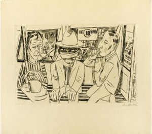 I Sporvognen af Max Beckmann