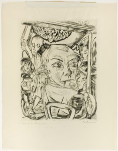 Queen Bar (selvportræt) af Max Beckmann