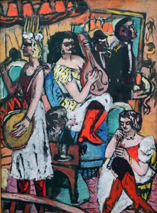 Dameorkester af Max Beckmann