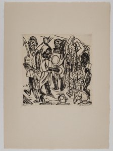 „Sort dans“ af Max Beckmann