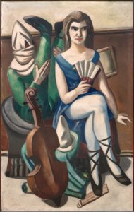 Pierrette og Klovn af Max Beckmann