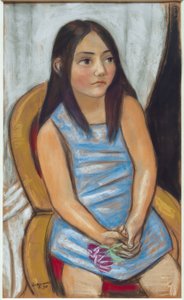 Portræt af Margarete Wichert af Max Beckmann
