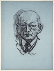 Portræt af Georg Swarzenski af Max Beckmann