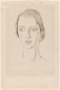 Portræt af Marie-Louise von Motesiczky af Max Beckmann