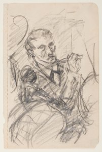 Portræt af Piper (udgiveren) af Max Beckmann