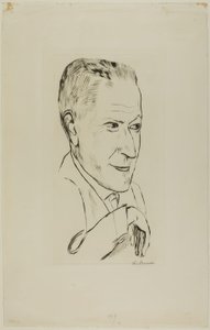 Portræt af Reinhard Pieper af Max Beckmann