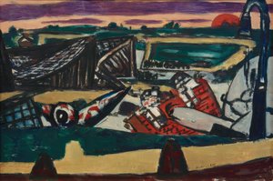 Schiphol af Max Beckmann
