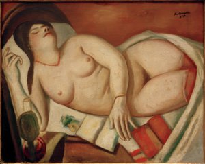 Sovende af Max Beckmann
