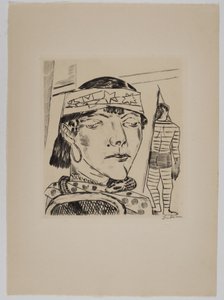 Slangedamen af Max Beckmann