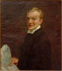 Selvportræt (ler) af Max Beckmann
