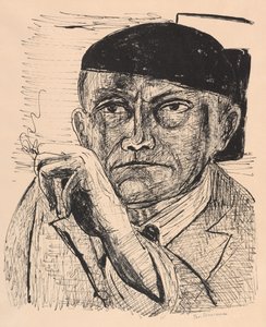 Selvportræt (Selvbillede) af Max Beckmann