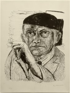 Selvportræt af Max Beckmann