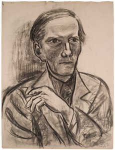 Skitse til „Portræt af Fred Conway“ af Max Beckmann