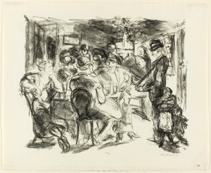 Værtshus af Max Beckmann